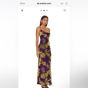 Revolve Pretoria Maxi Dress in Violet Runaway The Label Size M